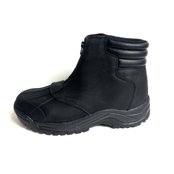 Propet Mens Blizzard Zip Boot Black Size 11.5 M - Picture 1 of 5